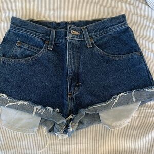 Wrangler Dark Blue Jean Shorts